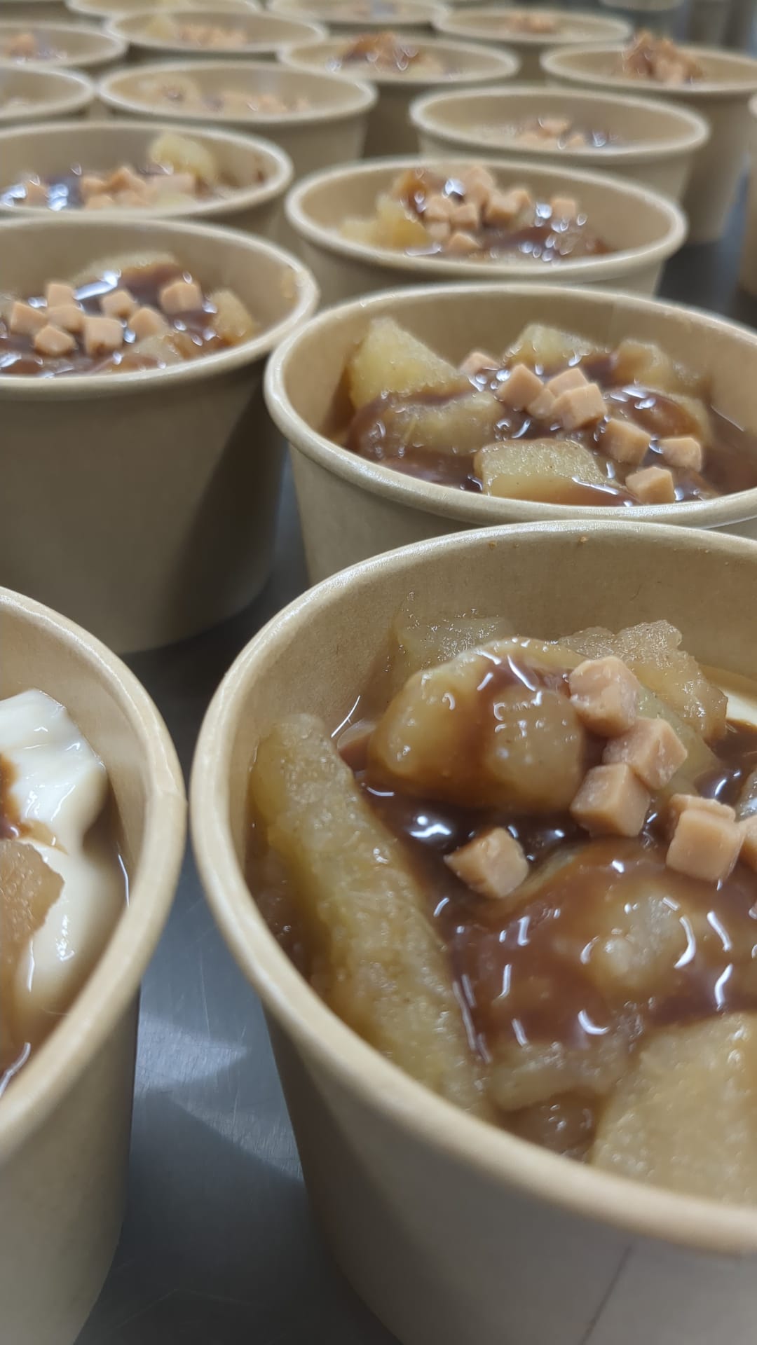 Toffee Apple Protein Cheesecake