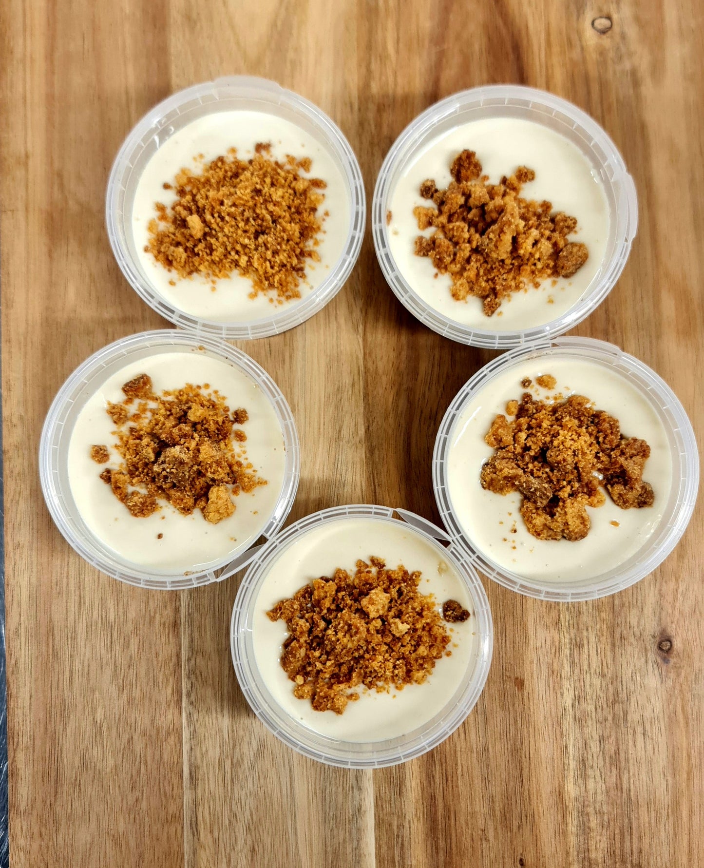 Apple Cinnamon Crumble Protein Pots