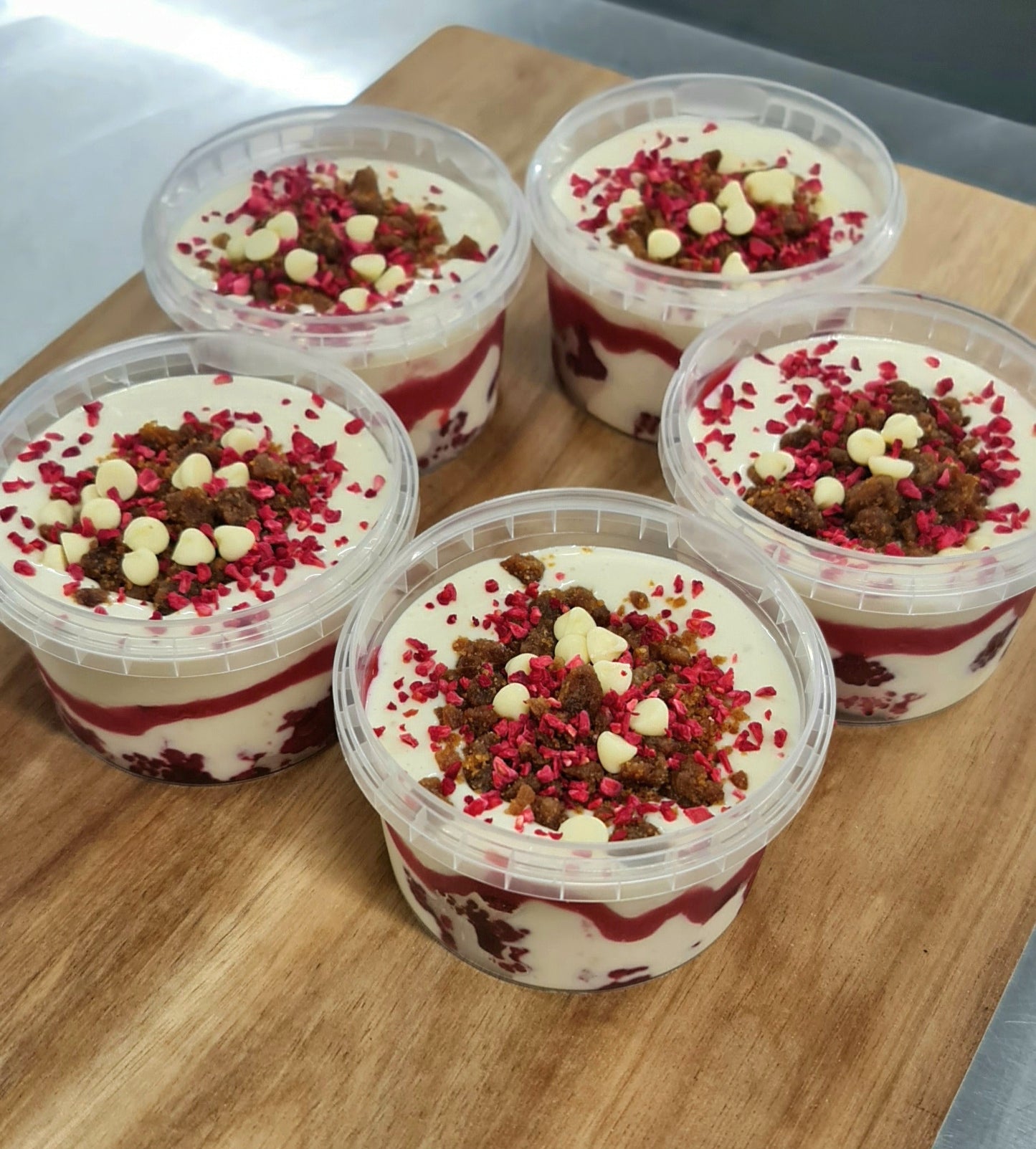 Raspberry Ripple Crumble Protein Pot