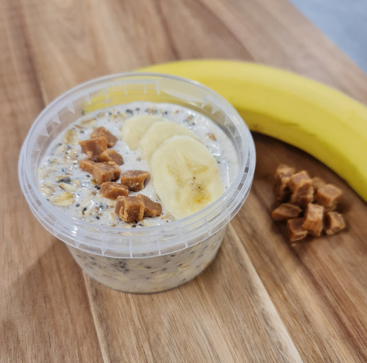 Banana and fudge protein Oats